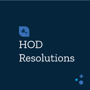 HOD Resolutions